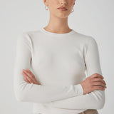 Maggie Longsleeve Tee - Cream