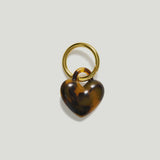 Kitty Paloma Puffy Heart Keychain - Classic Tortoiseshell