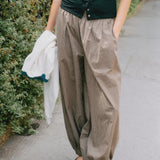 Arcaa Elina Balloon Pant - Chocolate Check