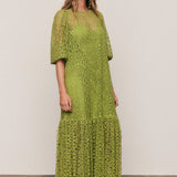 Bohemian Traders Ellie Lace Dress - Citron