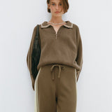 Arcaa Nella Zip Sweater - Pavement & Butter