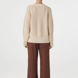 Arcaa Solene Sweater - Cream & Sand