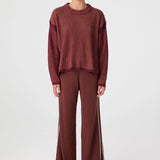 Arcaa Josie Sweater - Merlot & Pecan