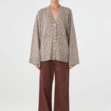 Arcaa Emmet Cardigan - Chocolate & Cream