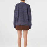 Arcaa Solene Sweater - Chocolate & Royal Multi