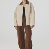 Arcaa Rory Jacket - Beige & Espresso
