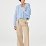 Arcaa Liora Fluffy Cardigan - Sky