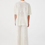 Arcaa Aster Crochet Pant - Cream