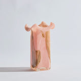 Ben David Cubism Vase - Salmon