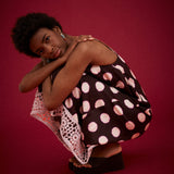 Kinga Csilla Bowie Spot Sia Slip Dress