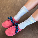LeBon Boyfriend Socks - Pastel Sky