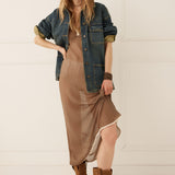 Spell Drew Denim Jacket - Dirty Indigo