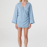Arcaa Amara Shirt Dress - Dusk Blue