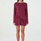 Arcaa Kira Mini Dress - Merlot