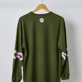 Here, There & Everywhere Palm Cove L/S Tee - Green