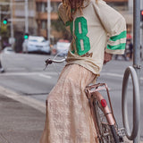 Spell Labyrinth Lace Maxi Skirt - Peach Bliss