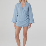 Arcaa Amara Shirt Dress - Dusk Blue