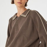 Arcaa Nella Zip Sweater - Pavement & Butter