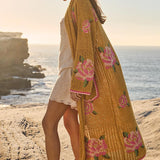 Spell Coastal Granny Maxi Cardigan