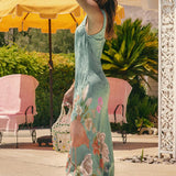 Spell Floridian Bias Dress - Sage
