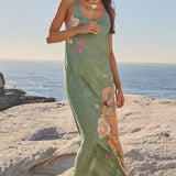 Spell Floridian Bias Dress - Sage