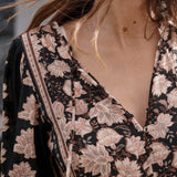 Spell Petalwood Boho Midi Dress - Night Fall