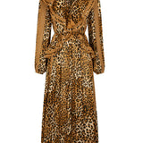 Spell Samantha Lace Gown - Vintage Leopard