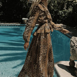 Spell Samantha Lace Gown - Vintage Leopard