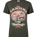 Spell Coco Cantina Biker Tee - Charcoal