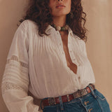 Stevie Lace Shirt - Camelia