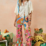 Spell Aphrodite Bias Pant - Rose