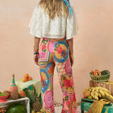Spell Aphrodite Bias Pant - Rose