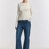 Viktoria & Woods Rib Longsleeve Tee - Ivory