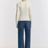 Viktoria & Woods Rib Longsleeve Tee - Ivory