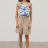 Geo Flower Cotton Top