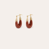 Gas Bijoux Ecume Earrings - Terracotta