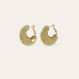 Gas Bijoux Izzia Earrings - Green Quartz