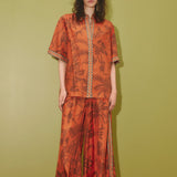 Alemais Monkey Dance Silk Shirt