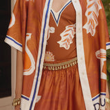 Alemais Soleil D'Amour Silk Shirt