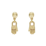 Alemais Le Jardin Mini Hand Drop Studs