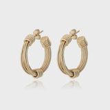 Gas Bijoux Ariane Hoop Earrings - Gold