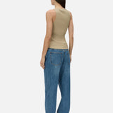 Camilla and Marc Nora Button Down Tank - Sepia