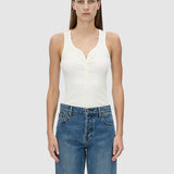 Camilla and Marc Nora Button Down Tank - Soft White