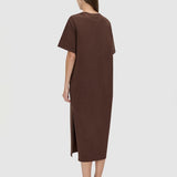 Camilla and Marc Juno Knot Tee Dress - Chocolate