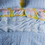 Corfu Tartan Linen Flat Sheet