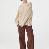 Arcaa Solene Sweater - Cream & Sand