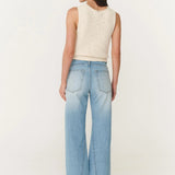 Rowie Percy Curve Seam Jeans - Faded Blue