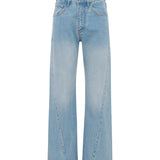 Rowie Percy Curve Seam Jeans - Faded Blue