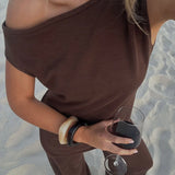 Arcaa Olympia Asym Top - Espresso